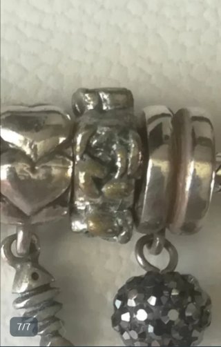 Charm Flores in Argento