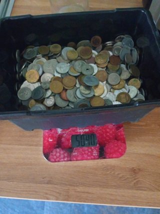 Lotto monete miste Italia/Mondo 5 kg