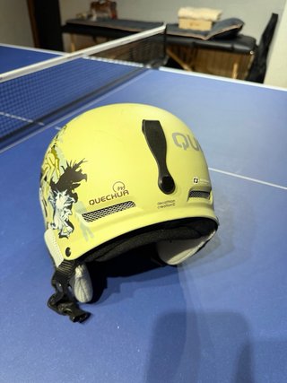 Casco Esquí Snowboard Infantil Quechua Amarillo
