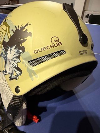 Casco Esquí Snowboard Infantil Quechua Amarillo