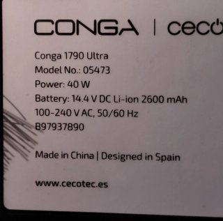 Aspirador Conga 1790