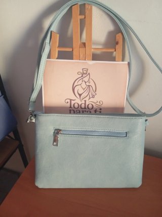 Bolso bandolera turquesa