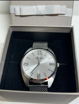 Orologio Stroili Acciaio Inox Grigio Argento