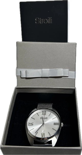 Orologio Stroili Acciaio Inox Grigio Argento