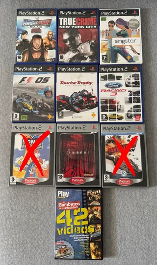Lote giochi PS2 separati