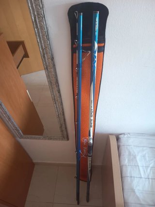 Caña pesca Kali Kunnan + carrete Iridium+funda