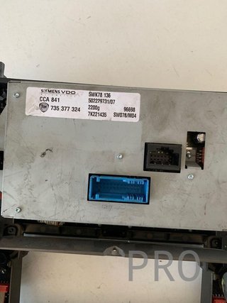 Sistema navegación GPS Lancia 735377324