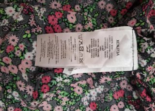 Falda midi Naf Naf floral T.M