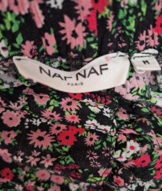 Falda midi Naf Naf floral T.M