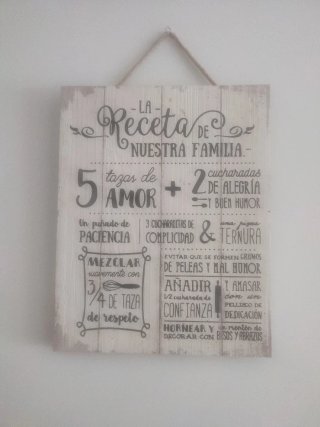 Cuadro Decorativo Frases 12 € uni/40 € todos