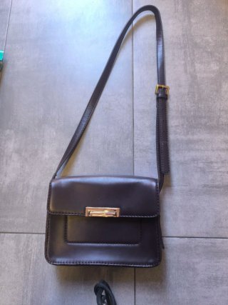 Bolso bandolera marrón