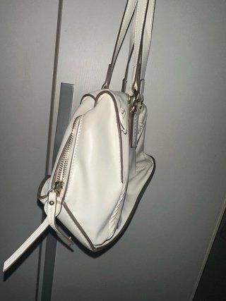 Borsa Love Moschino bianca con cuore oro