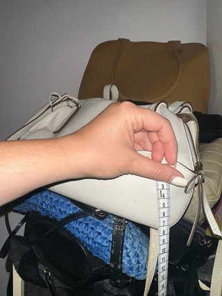Borsa Love Moschino bianca con cuore oro
