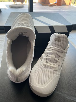 Scarpe da tennis Adidas bianche e argentate da uomo