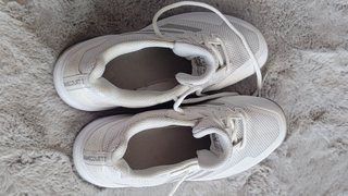 Scarpe da tennis Adidas bianche e argentate da uomo