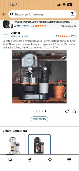 Cafetera Cecotec Power Instant-ccino 20 Chic