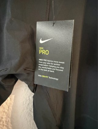 Mallas Nike Pro Hombre XL Negras