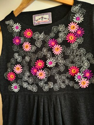 Vestido Mamatajoe Talla XXL Flores