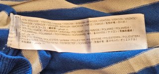 Maglia MNG a righe blu e bianche taglia M