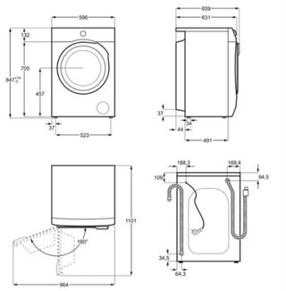 Lavadora Zanussi ZWF142F3G1