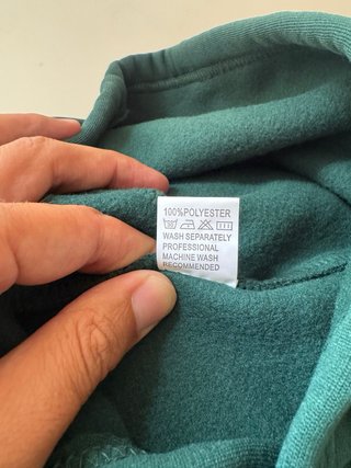 Conjunto chándal poliéster verde botella