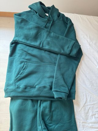 Conjunto chándal poliéster verde botella