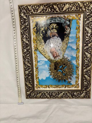 Azulejo Virgen de las Angustias con marco