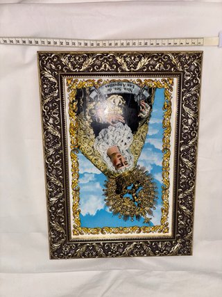 Azulejo Virgen de las Angustias con marco