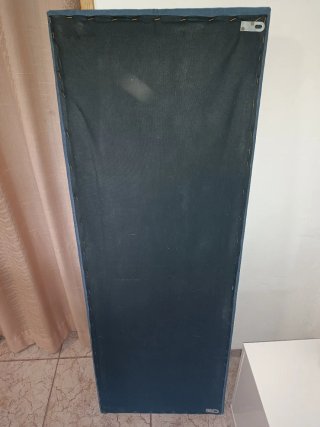 Cabecero de cama tapizado azul marino