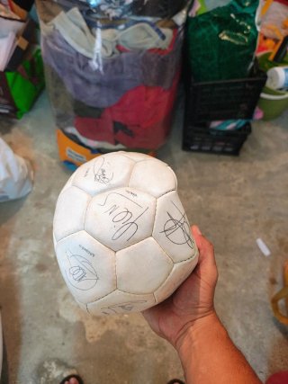Bola Futebol Real Federação Espanhola Autografada