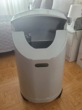 Estufa de gas DeLonghi blanca