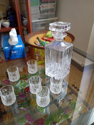 Set Bicchierini e Caraffa Whisky Vintage