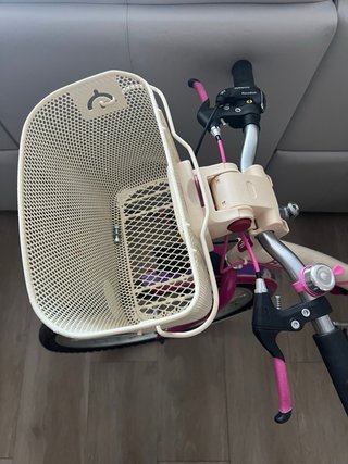 Bicicleta niña Btwin 24'' rosa y crema POCO USO