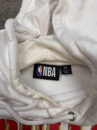 Felpa con cappuccio Chicago Bulls, Hoodie bianco…