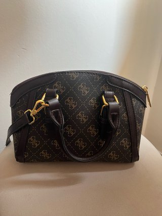 Borsa Guess marrone e oro