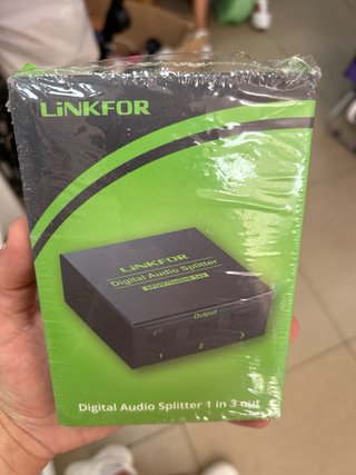 Divisor Audio Digital Óptico Toslink 1x3