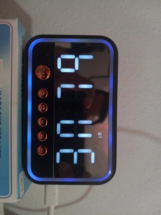 SK01 Altavoz Karaoke Reloj Despertador