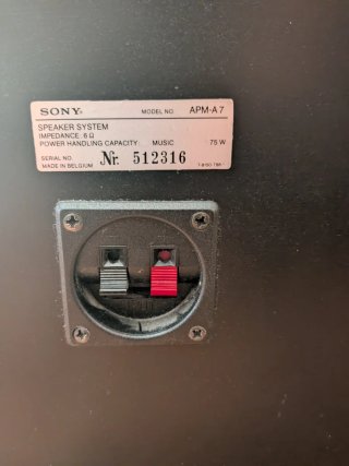 Altavoces Sony Negros