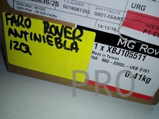 Faro rover 25 rover 45 rover 75 antiniebla nuevo