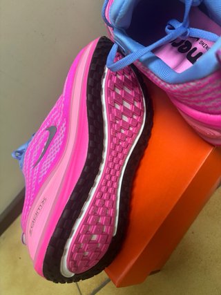 Nike Vomero 5 Zapatillas Running Azul/Rosa