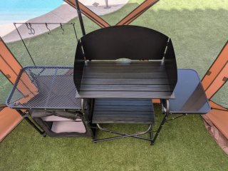 Mesa Cocina Camping Plegable