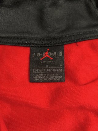 Abito da tuta Jordan per bambini taglia L 12/13 Nero/Rosso