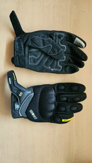 Guantes Suomy Talla S-M Negro/Amarillo