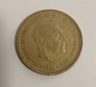 Moneda de 1 Peseta 1966 E19-72