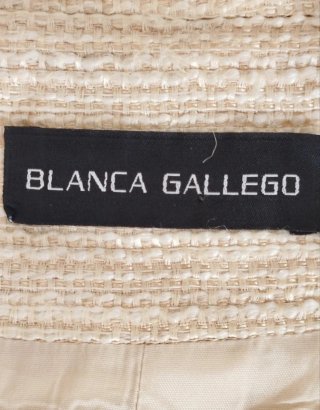 Blazer corto BLANCA GALLEGO beige