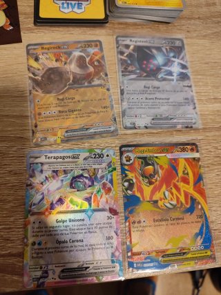 Lote 🇪🇦 cartas heroes ascendentes mega-meganium
