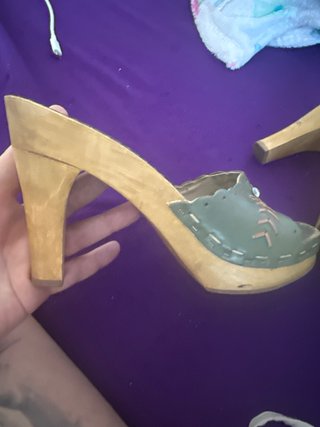 Zapatos Playboy Verdes Talla 37
