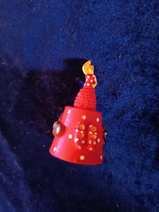 Dedal Cerámica Figura Flamenca Colección