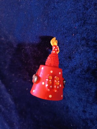 Dedal Cerámica Figura Flamenca Colección
