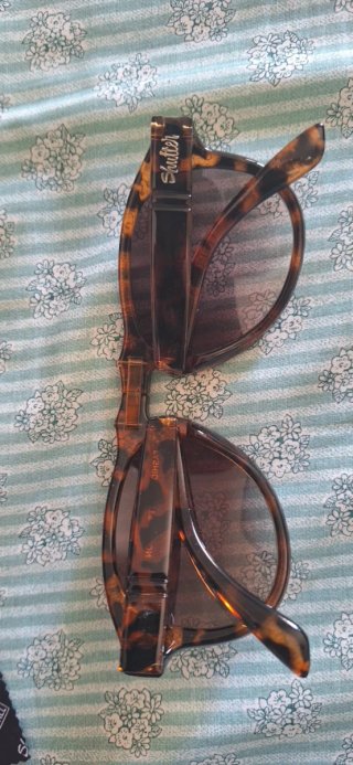Occhiali da sole Shutter pieghevoli con custodia